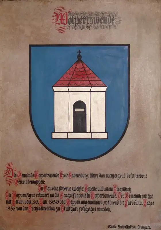 Wappen der Gemeinde Wolpertswende